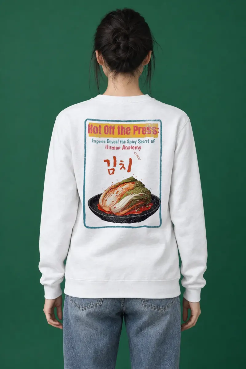 "Spicy Kimchi Anatomy" Heavy Blend Unisex Crewneck Sweatshirt