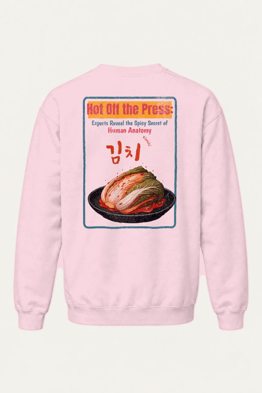 "Spicy Kimchi Anatomy" Heavy Blend Unisex Crewneck Sweatshirt | Gildan 18000