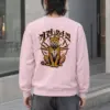 "Spiked Collar Cheetah" Heavy Blend Unisex Crewneck Sweatshirt | Gildan 18000