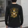 "Spiked Collar Cheetah" Unisex Longsleeve T-shirt