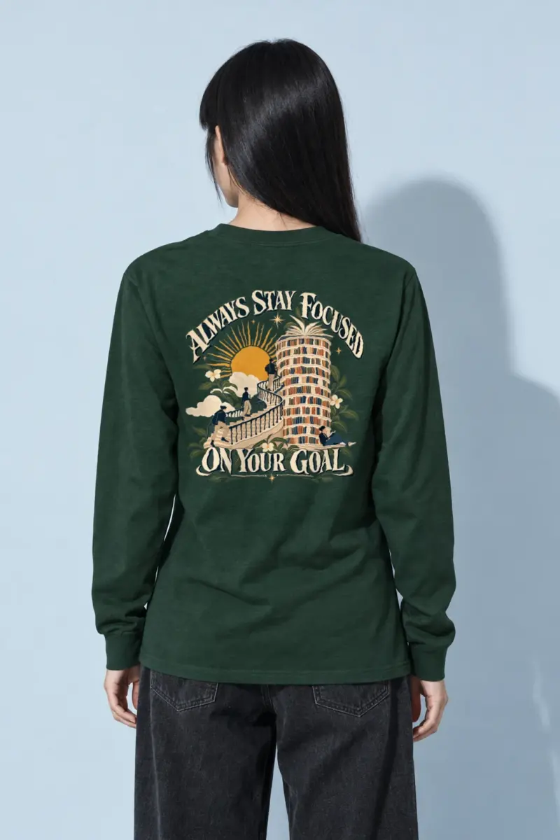 "Spiral Stair Ascent" Unisex Longsleeve T-shirt