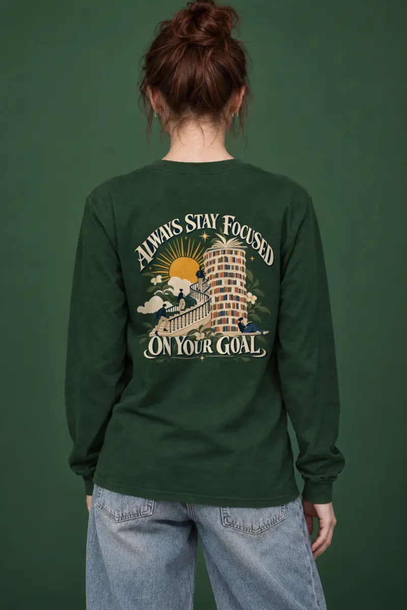 "Spiral Stair Ascent" Unisex Longsleeve T-shirt