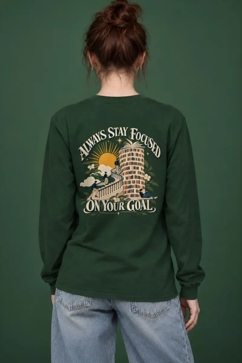 "Spiral Stair Ascent" Unisex Longsleeve T-shirt