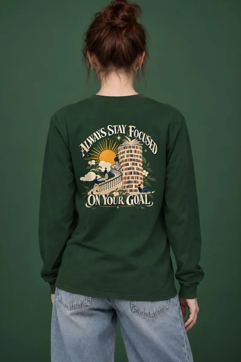 "Spiral Stair Ascent" Unisex Longsleeve T-shirt