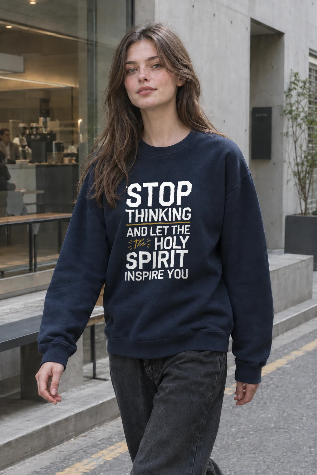 "Spirit Inspired" Heavy Blend Unisex Crewneck Sweatshirt | Gildan 18000