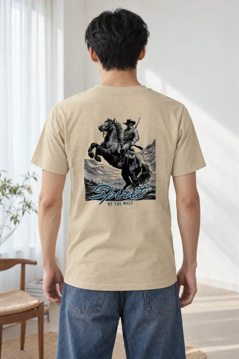 "Spirit of the West" Heavyweight Unisex Crewneck T-shirt