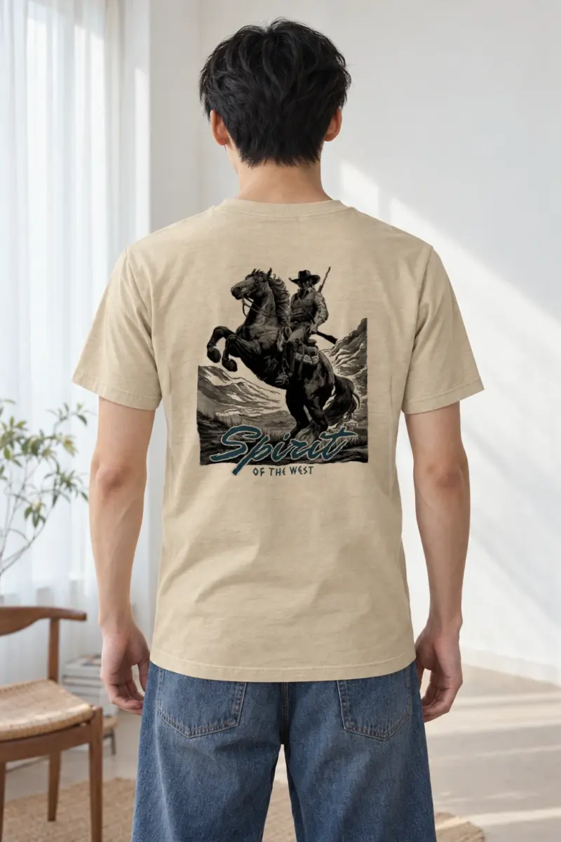 "Spirit of the West" Heavyweight Unisex Crewneck T-shirt