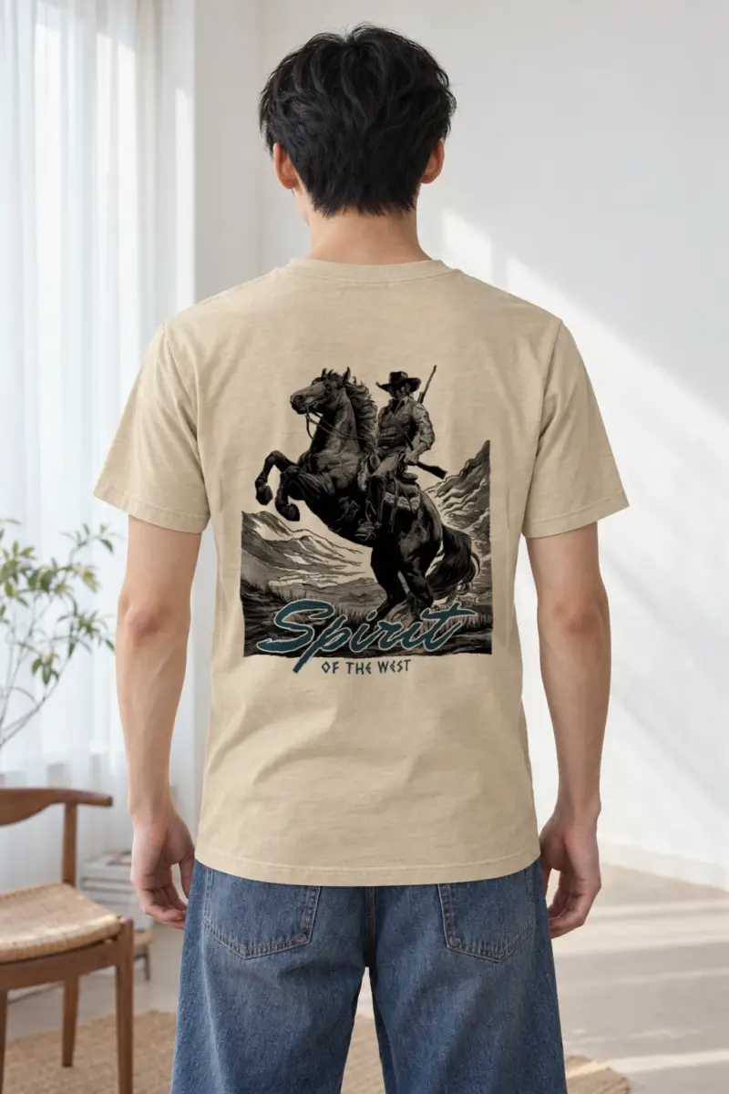 "Spirit of the West" Heavyweight Unisex Crewneck T-shirt