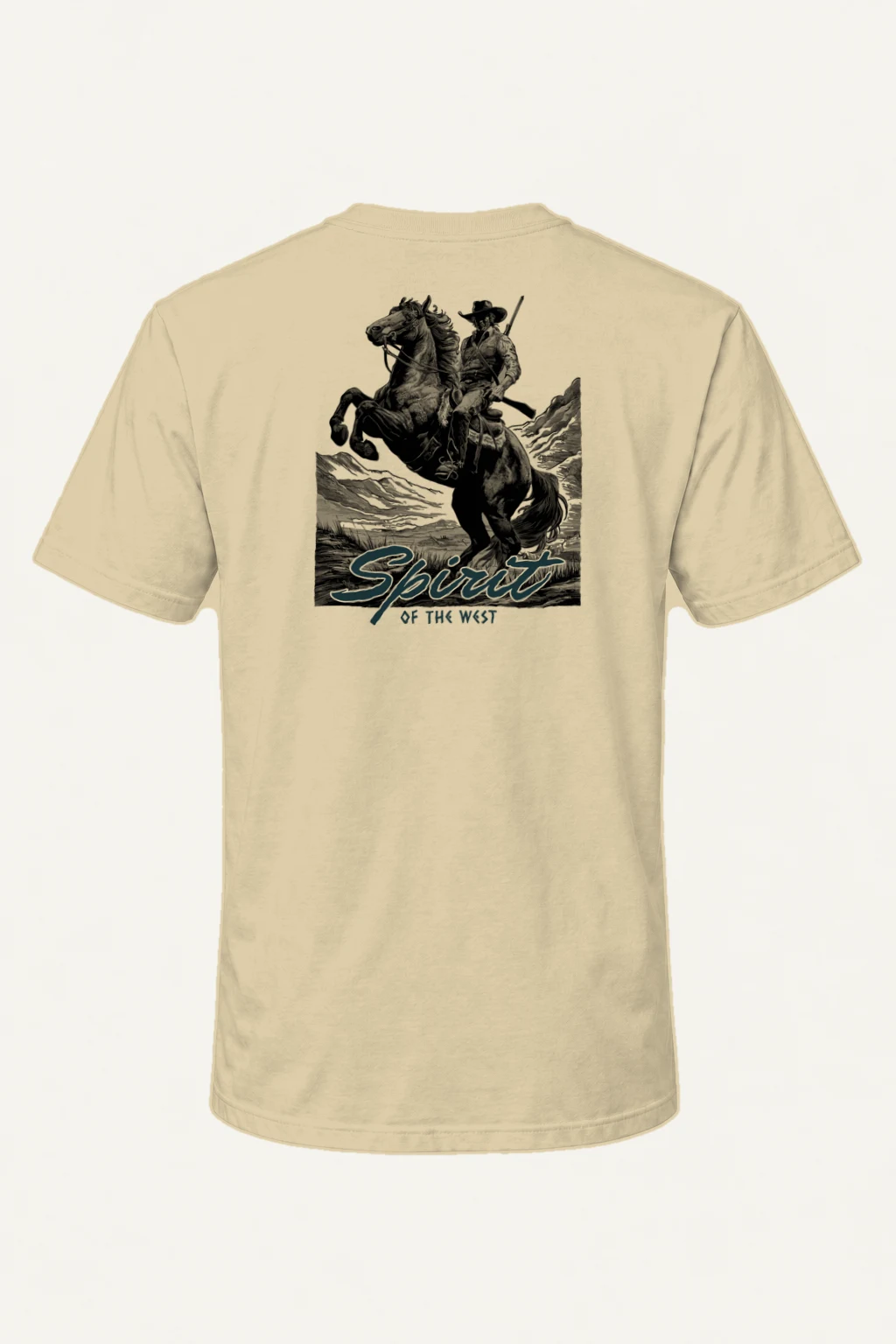"Spirit of the West" Heavyweight Unisex Crewneck T-shirt | Gildan 5000