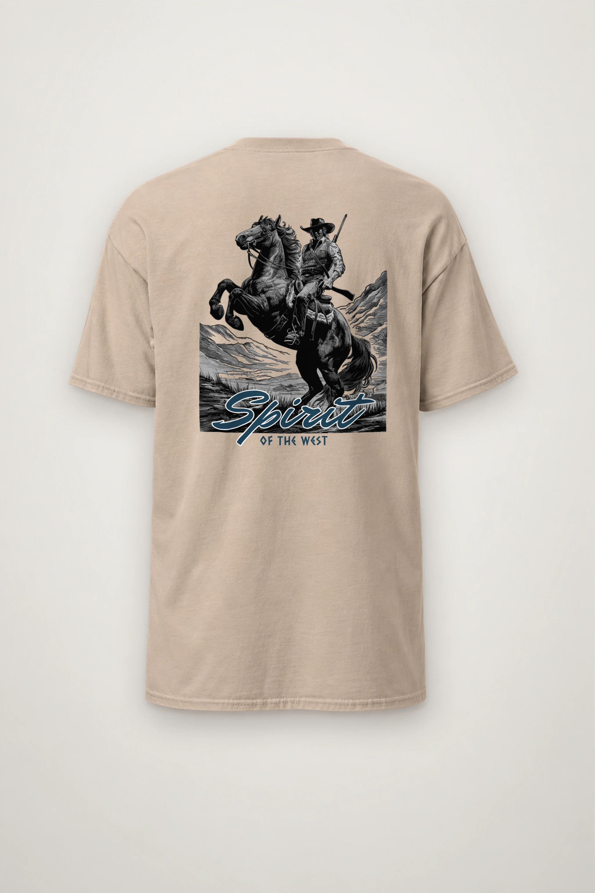 "Spirit of the West" Heavyweight Unisex Crewneck T-shirt
