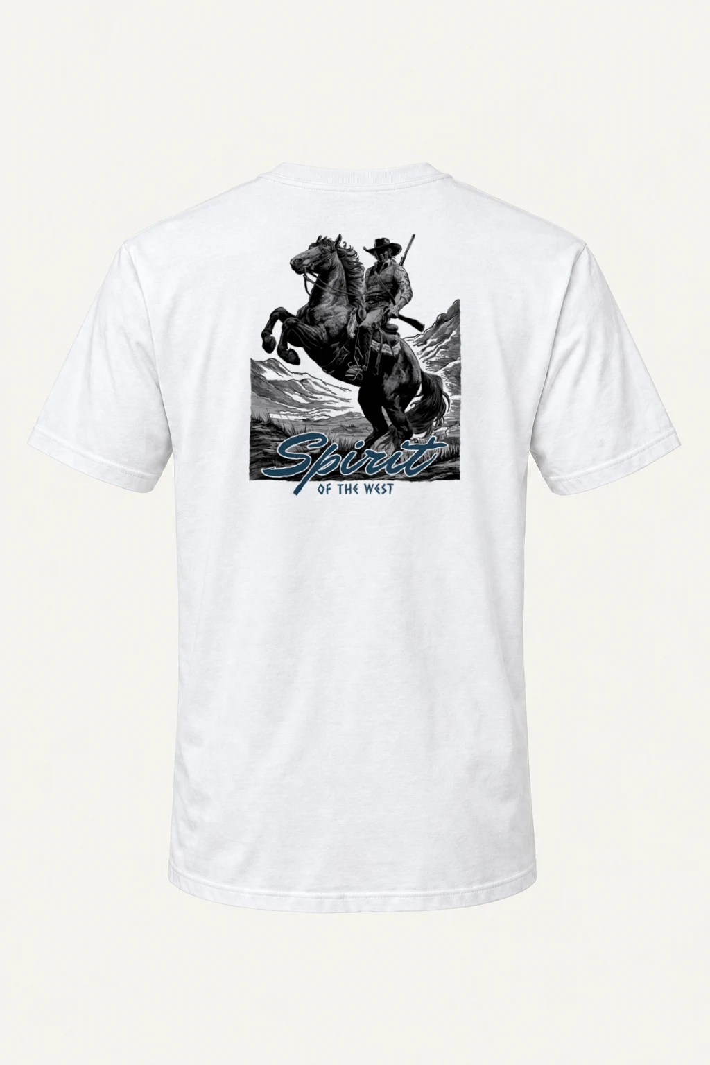 "Spirit of the West" Heavyweight Unisex Crewneck T-shirt | Gildan 5000
