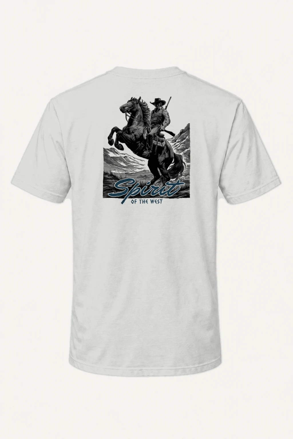 "Spirit of the West" Heavyweight Unisex Crewneck T-shirt | Gildan 5000