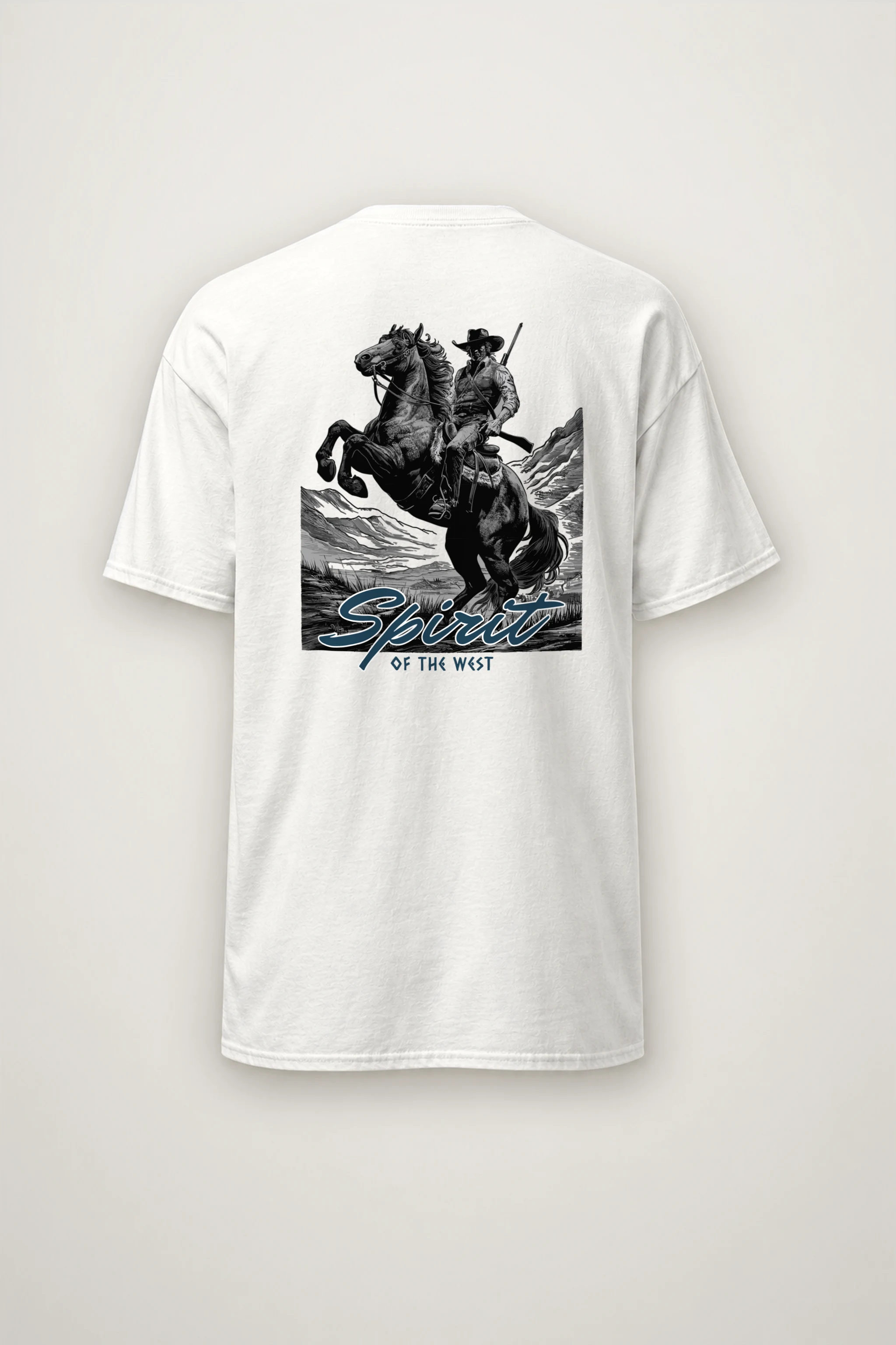 "Spirit of the West" Heavyweight Unisex Crewneck T-shirt
