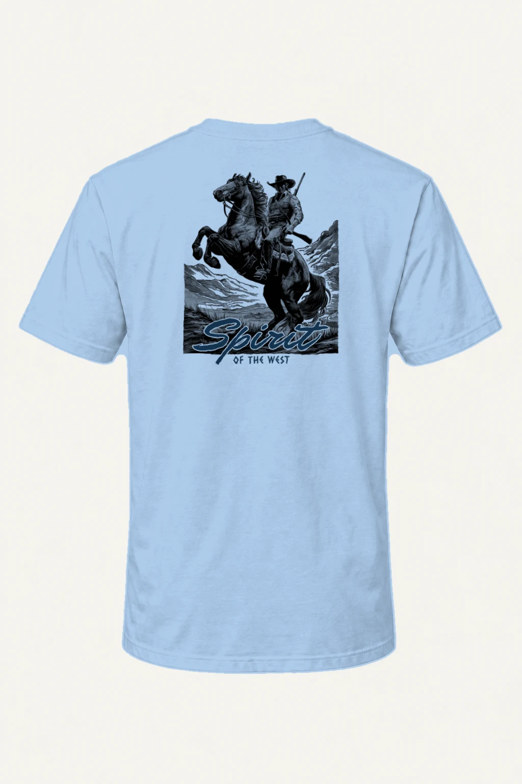 "Spirit of the West" Heavyweight Unisex Crewneck T-shirt | Gildan 5000