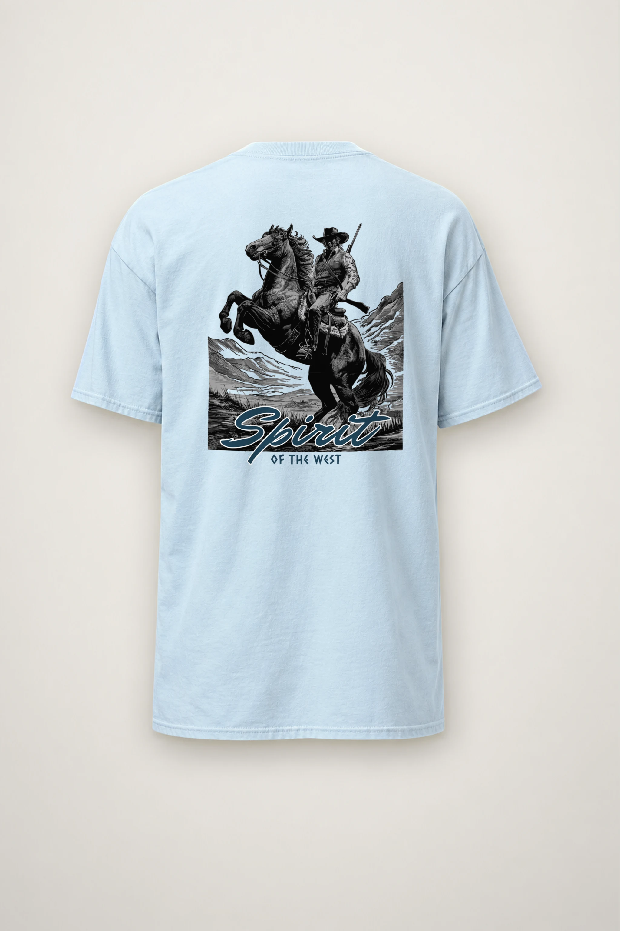 "Spirit of the West" Heavyweight Unisex Crewneck T-shirt