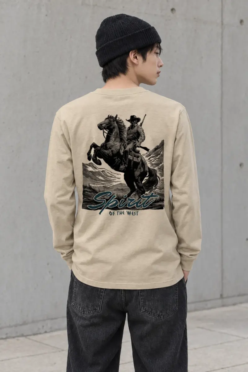 "Spirit of the West" Unisex Longsleeve T-shirt | Gildan 2400