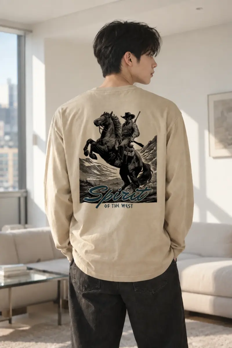 “Spirit of the West” Unisex Longsleeve T-shirt | Gildan 2400