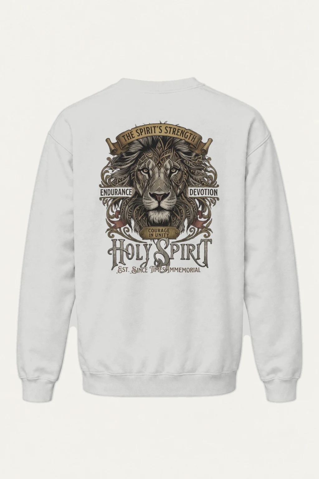 "Spirit’s Strength" Heavy Blend Unisex Crewneck Sweatshirt | Gildan 18000