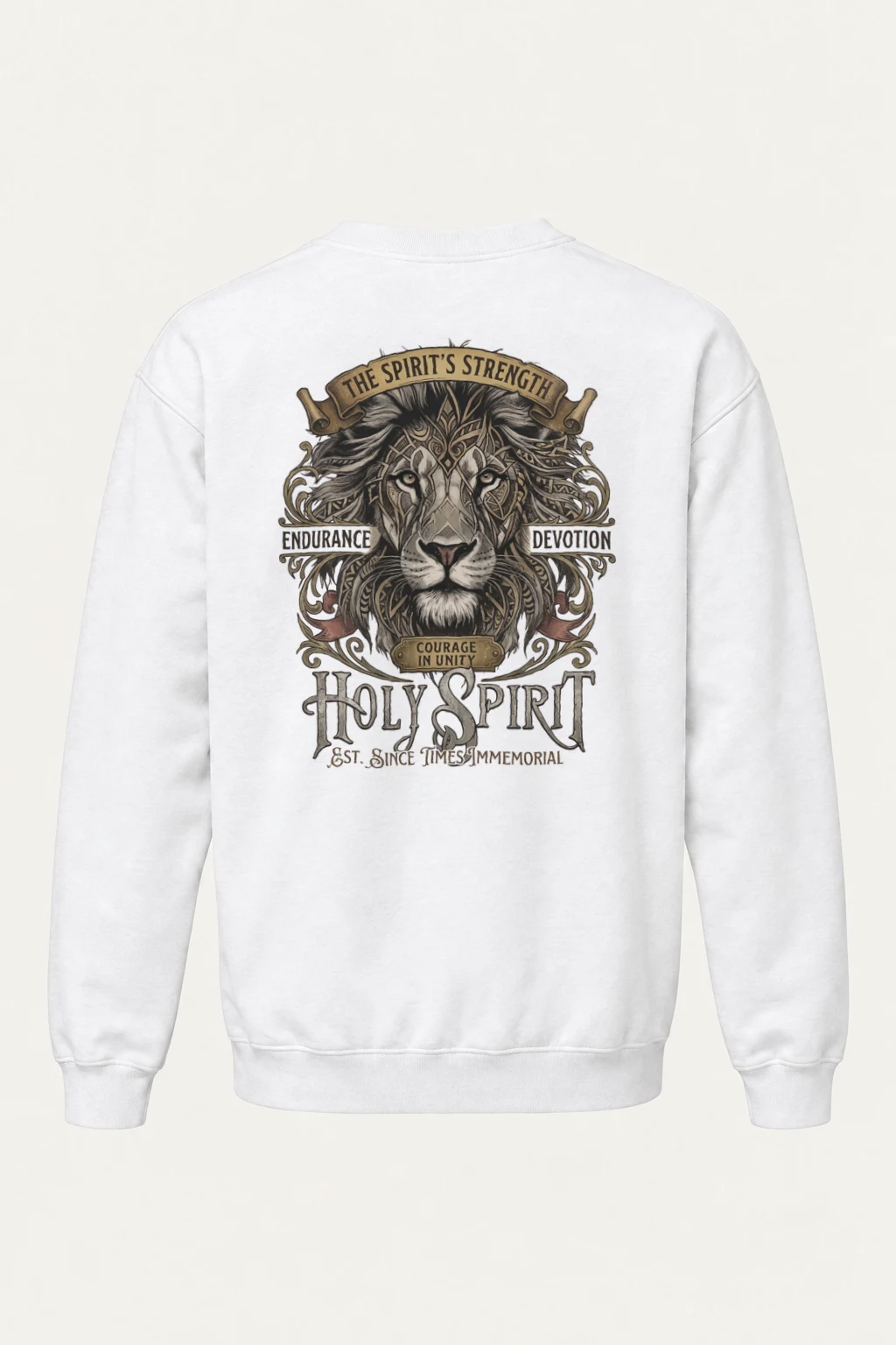 "Spirit’s Strength" Heavy Blend Unisex Crewneck Sweatshirt | Gildan 18000