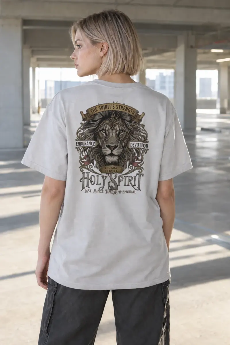 “Spirit’s Strength” Heavyweight Unisex Crewneck T-shirt | Gildan 5000