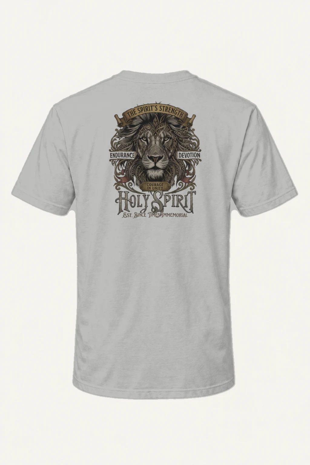 "Spirit’s Strength" Heavyweight Unisex Crewneck T-shirt | Gildan 5000