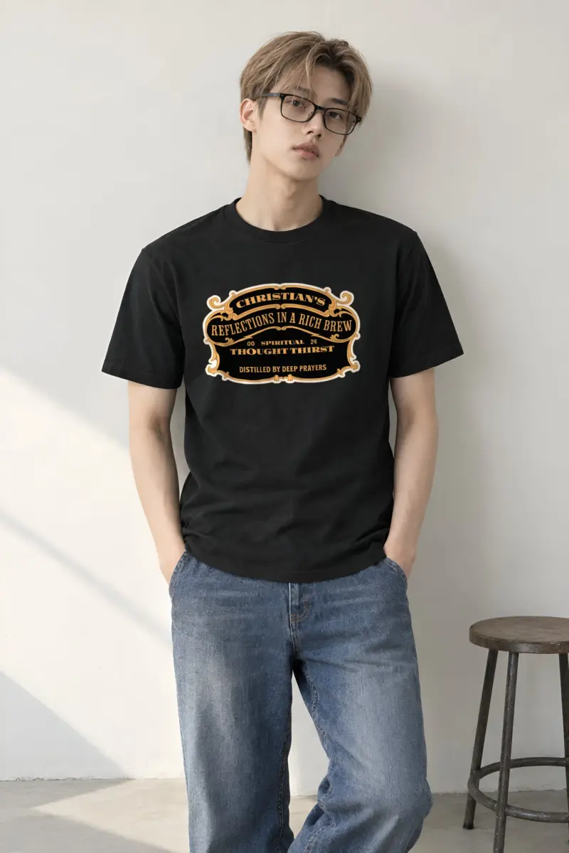 "Spiritual Thought Thirst" Heavyweight Unisex Crewneck T-shirt