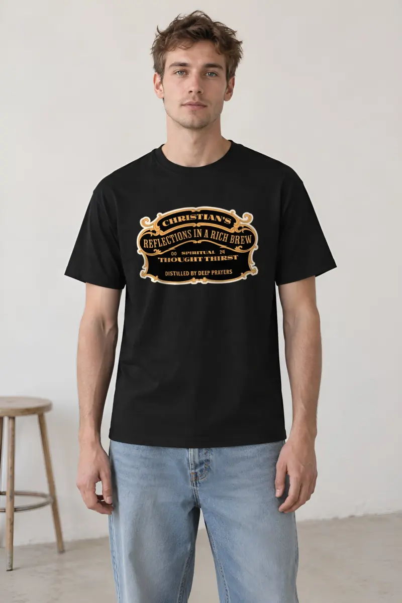 "Spiritual Thought Thirst" Heavyweight Unisex Crewneck T-shirt