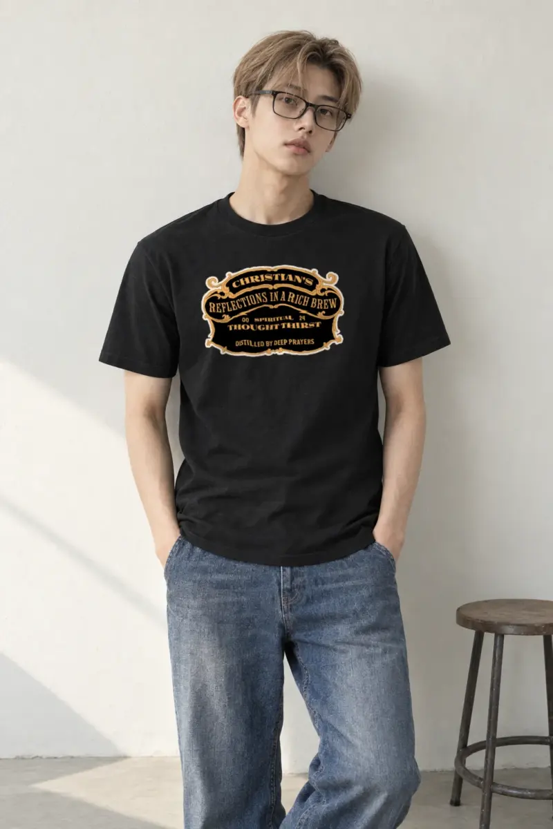 "Spiritual Thought Thirst" Heavyweight Unisex Crewneck T-shirt