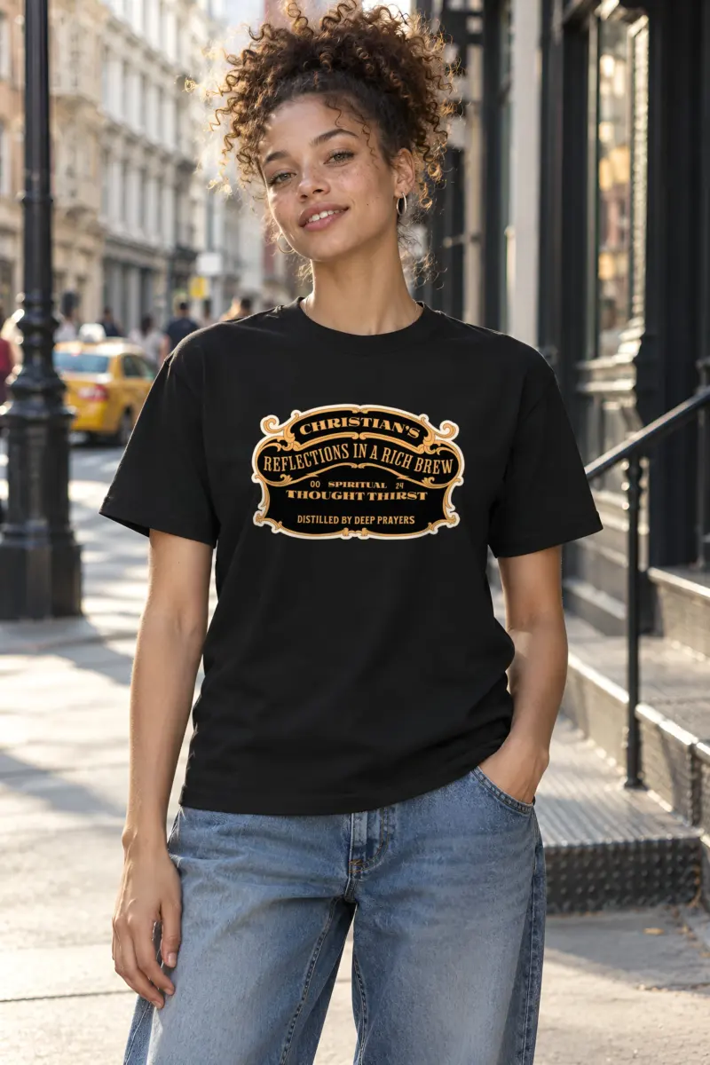 "Spiritual Thought Thirst" Heavyweight Unisex Crewneck T-shirt