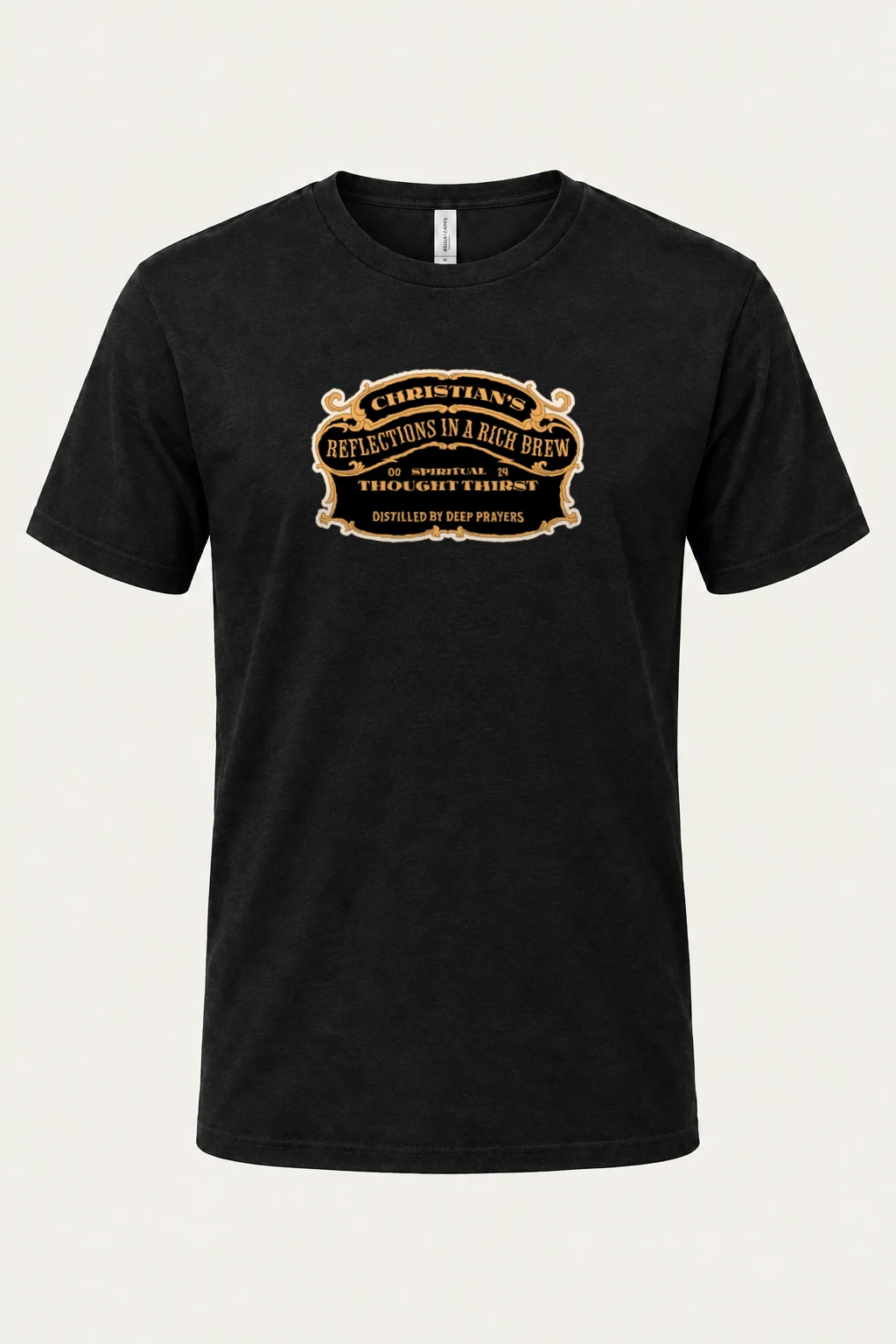 "Spiritual Thought Thirst" Heavyweight Unisex Crewneck T-shirt | Gildan 5000
