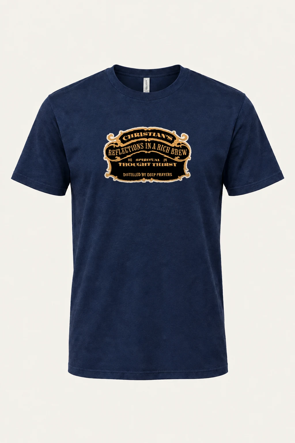 "Spiritual Thought Thirst" Heavyweight Unisex Crewneck T-shirt | Gildan 5000