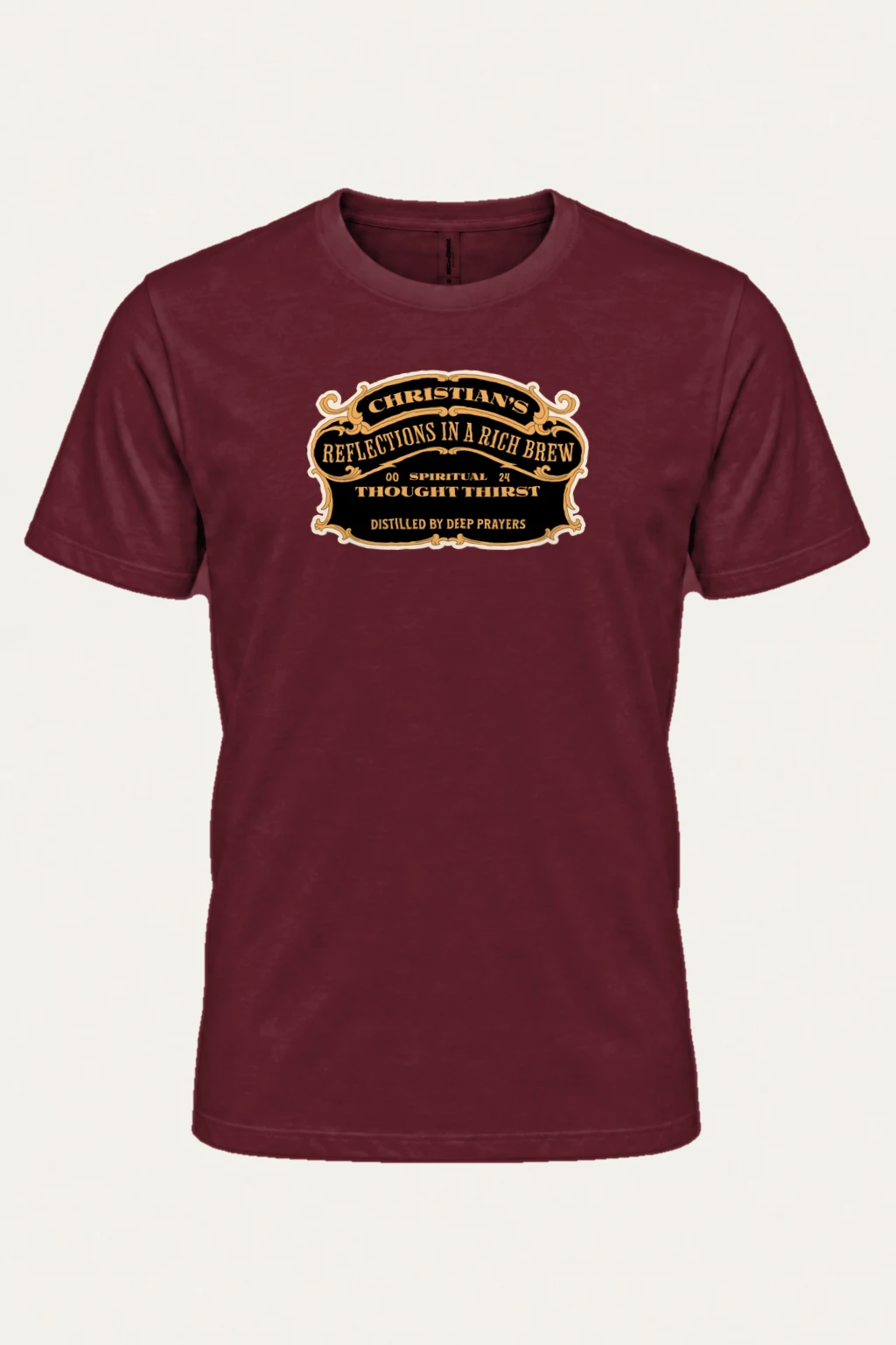 "Spiritual Thought Thirst" Heavyweight Unisex Crewneck T-shirt | Gildan 5000