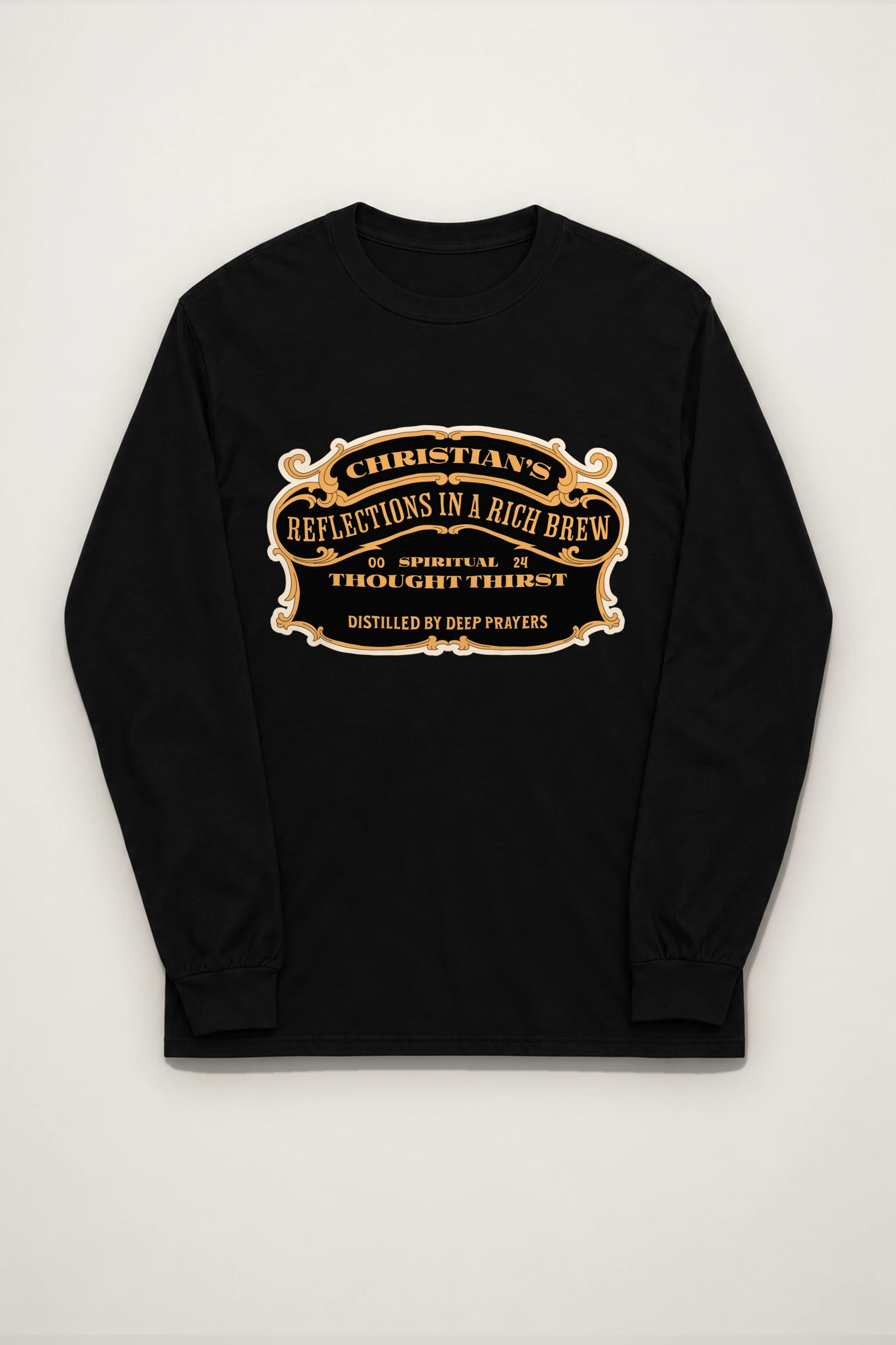 "Spiritual Thought Thirst" Unisex Longsleeve T-shirt