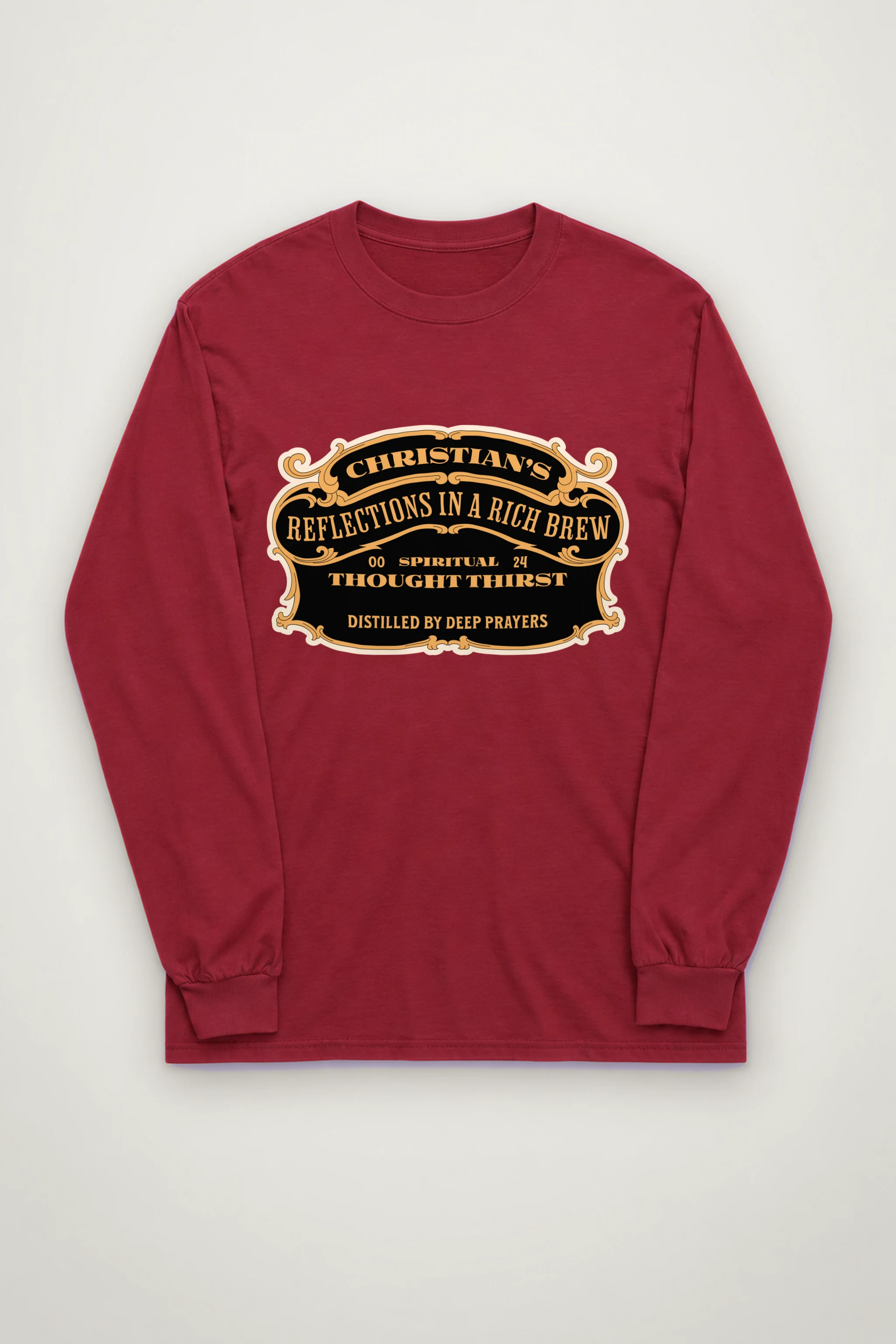"Spiritual Thought Thirst" Unisex Longsleeve T-shirt