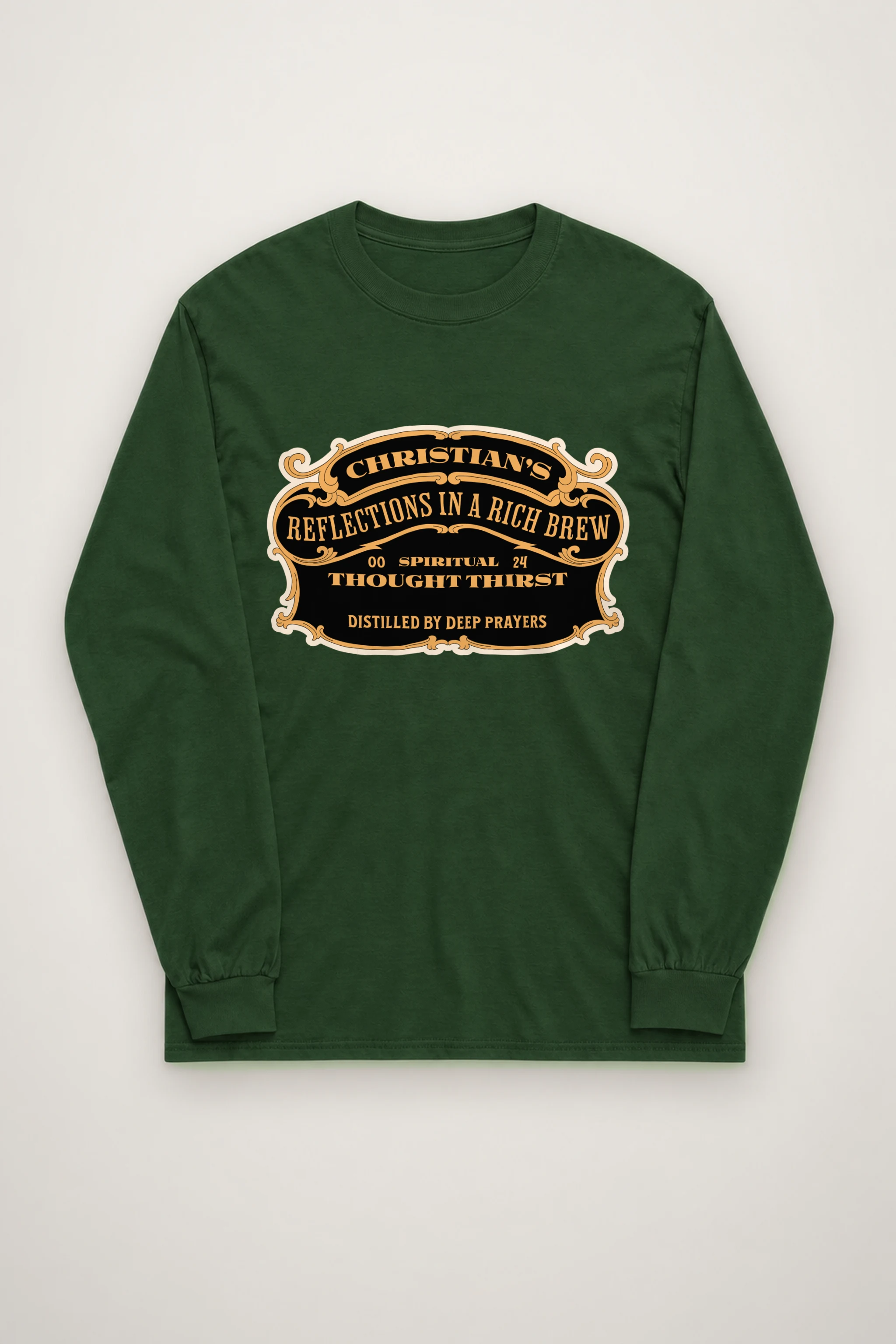 "Spiritual Thought Thirst" Unisex Longsleeve T-shirt