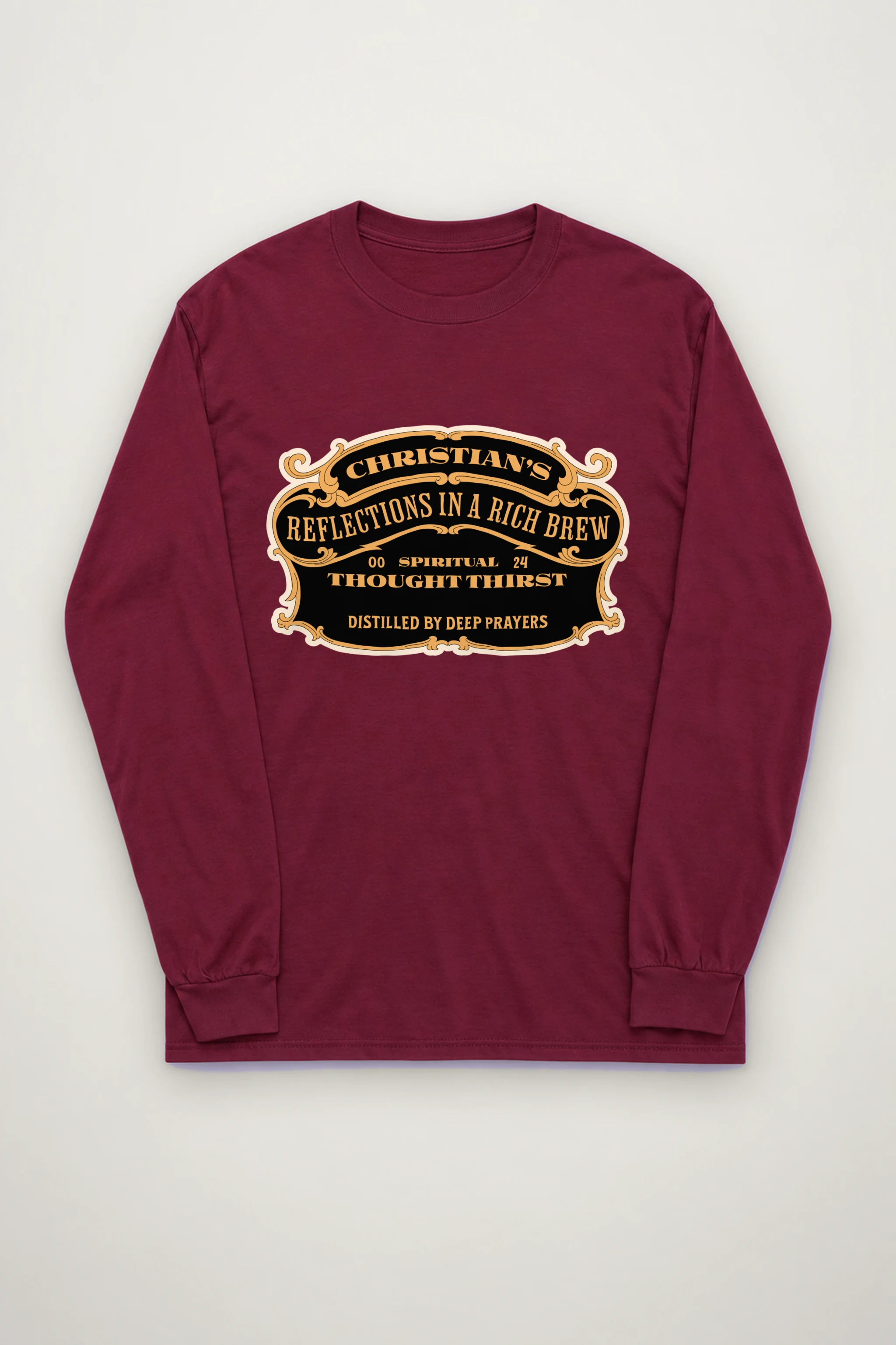 "Spiritual Thought Thirst" Unisex Longsleeve T-shirt