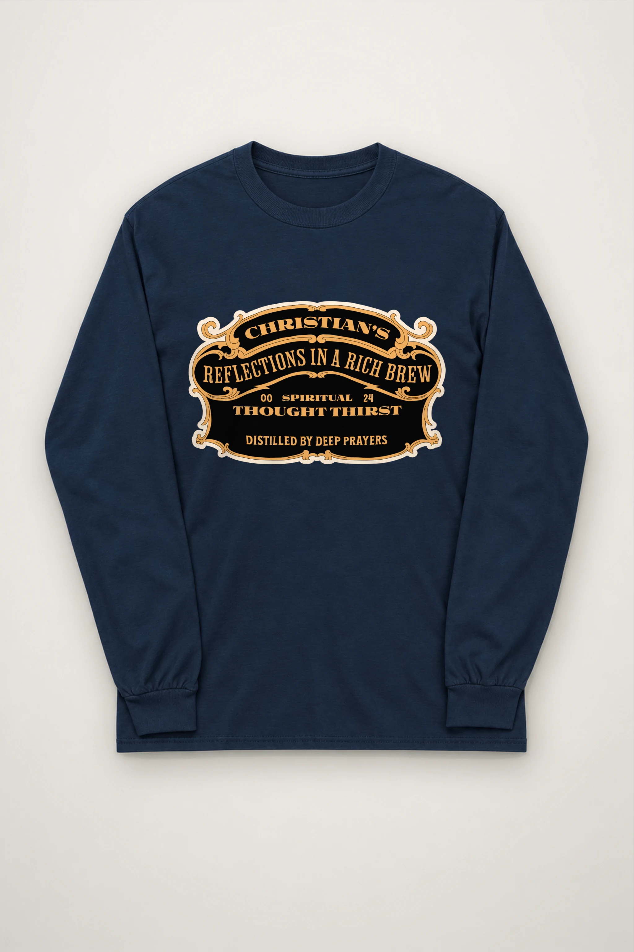 "Spiritual Thought Thirst" Unisex Longsleeve T-shirt