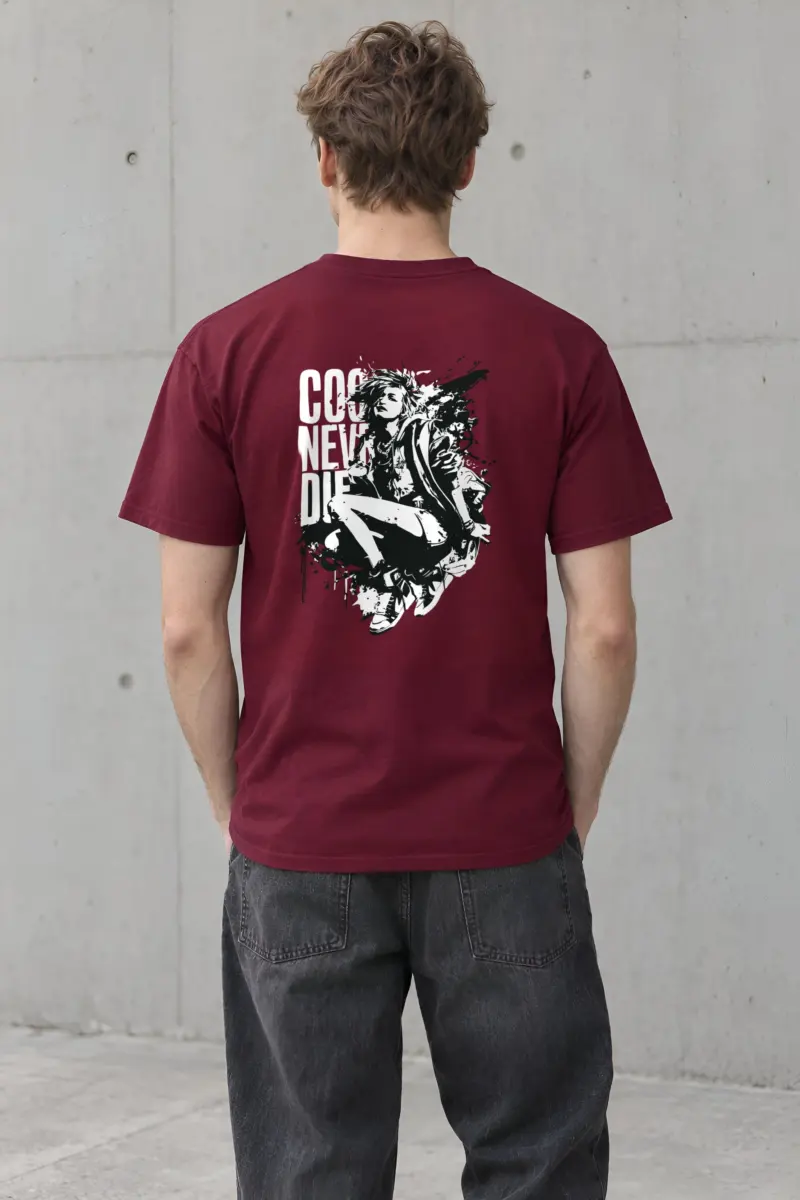"Splatter Seat" Heavyweight Unisex Crewneck T-shirt