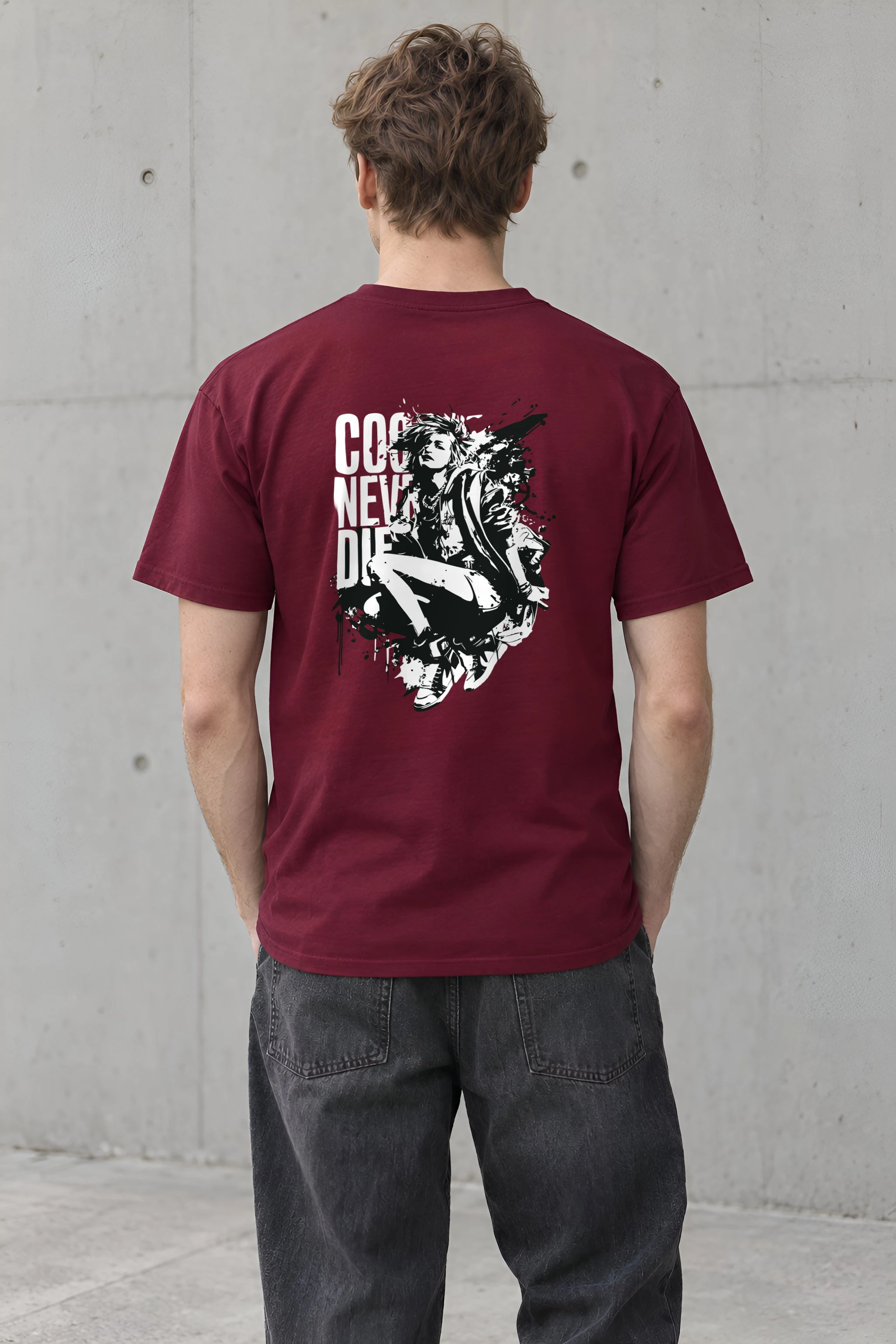"Splatter Seat" Heavyweight Unisex Crewneck T-shirt
