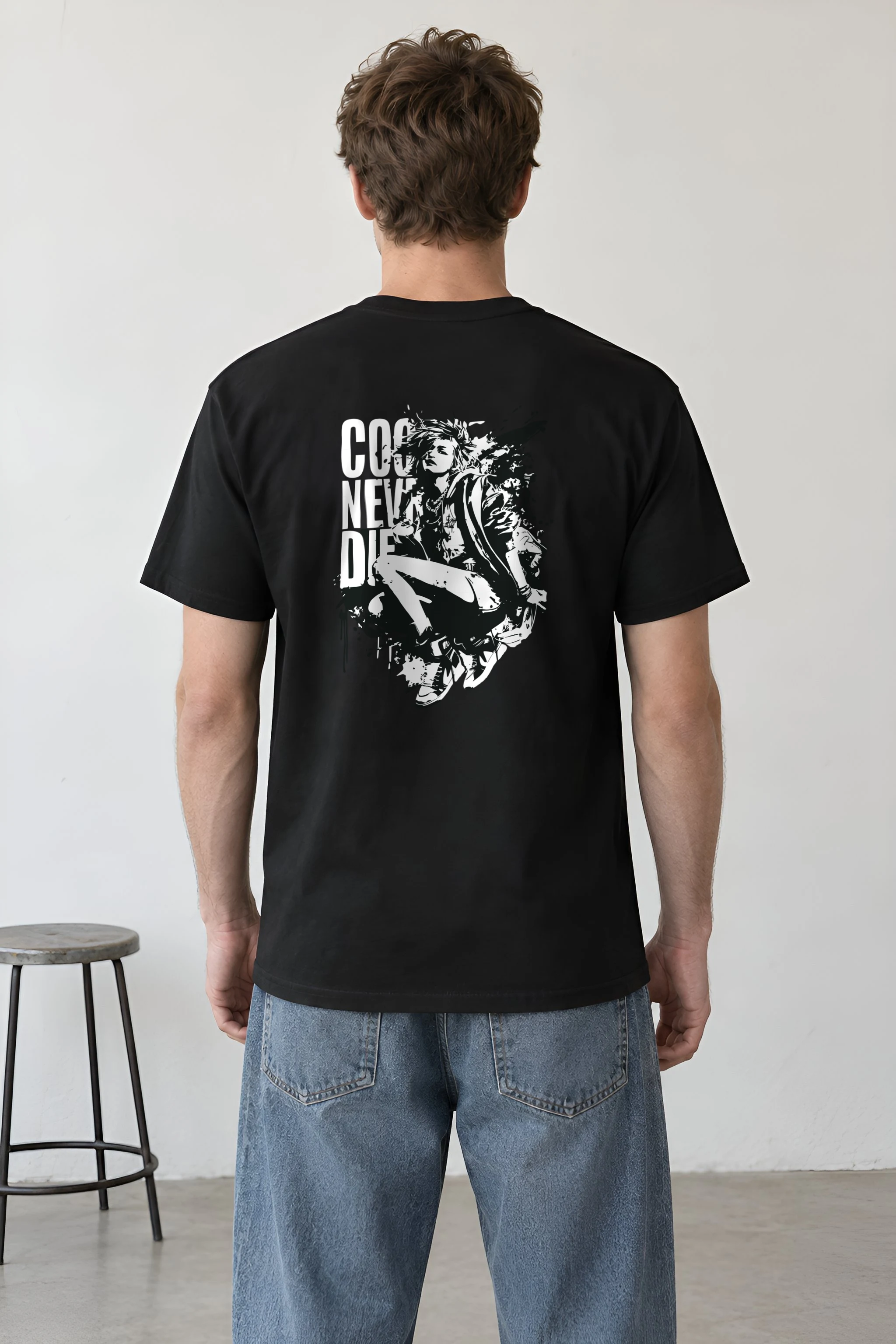 "Splatter Seat" Heavyweight Unisex Crewneck T-shirt