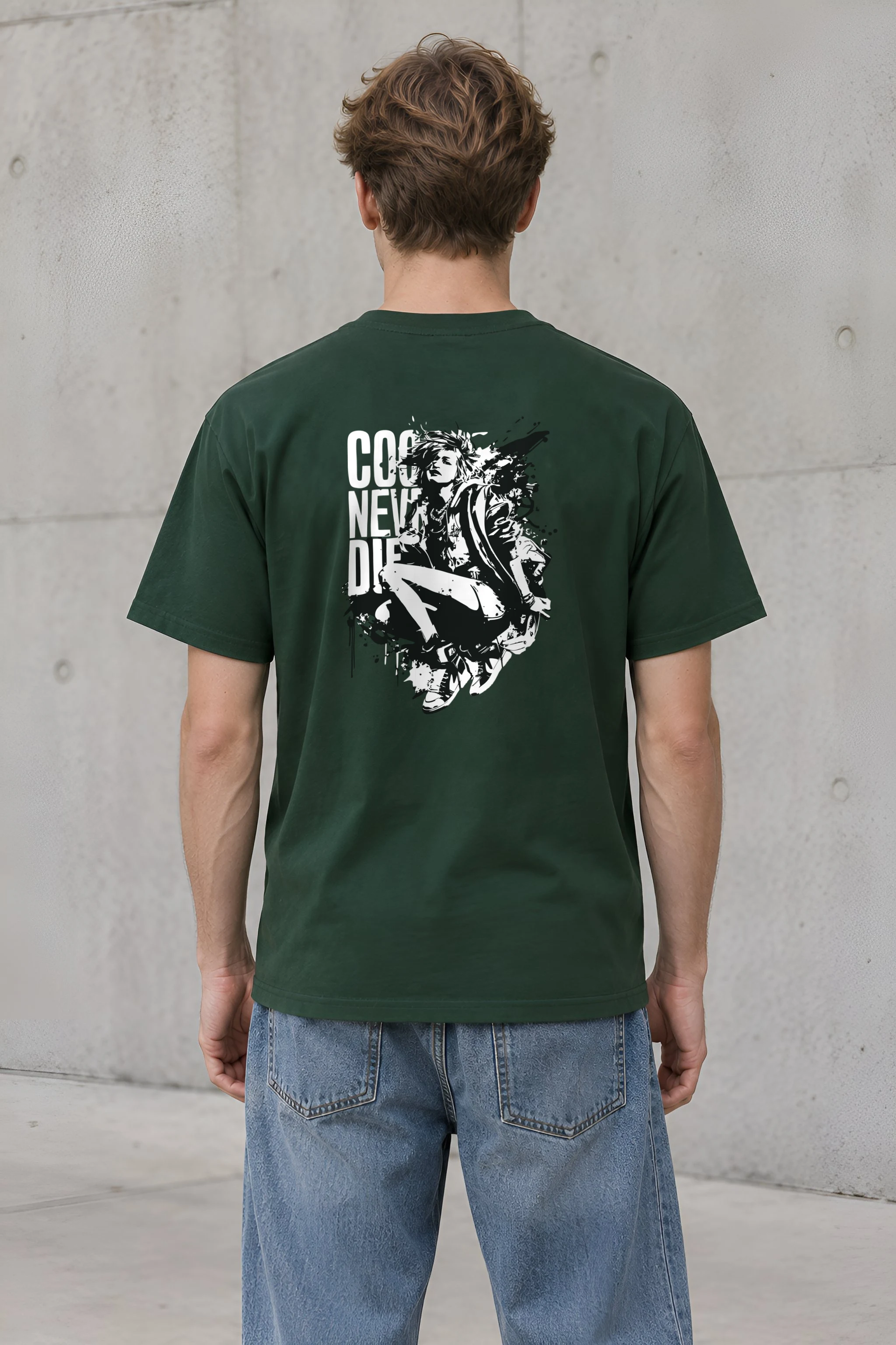 "Splatter Seat" Heavyweight Unisex Crewneck T-shirt