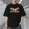 "Split Decision" Men's Oversized Heavyweight Crewneck T-Shirt