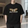 "Split Decision" Men's Oversized Heavyweight Crewneck T-Shirt | Shaka Wear SHMHSS