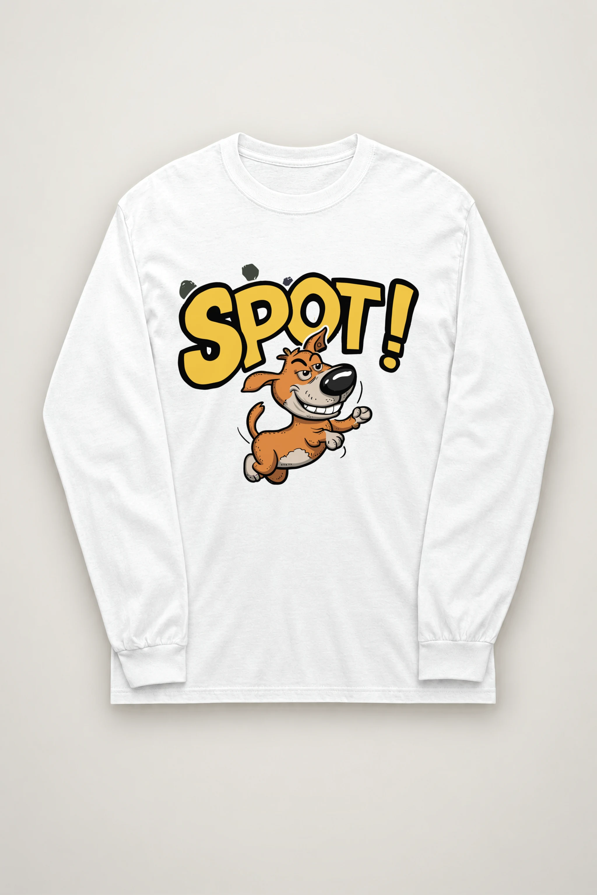 "Spot Dog Run" Unisex Longsleeve T-shirt