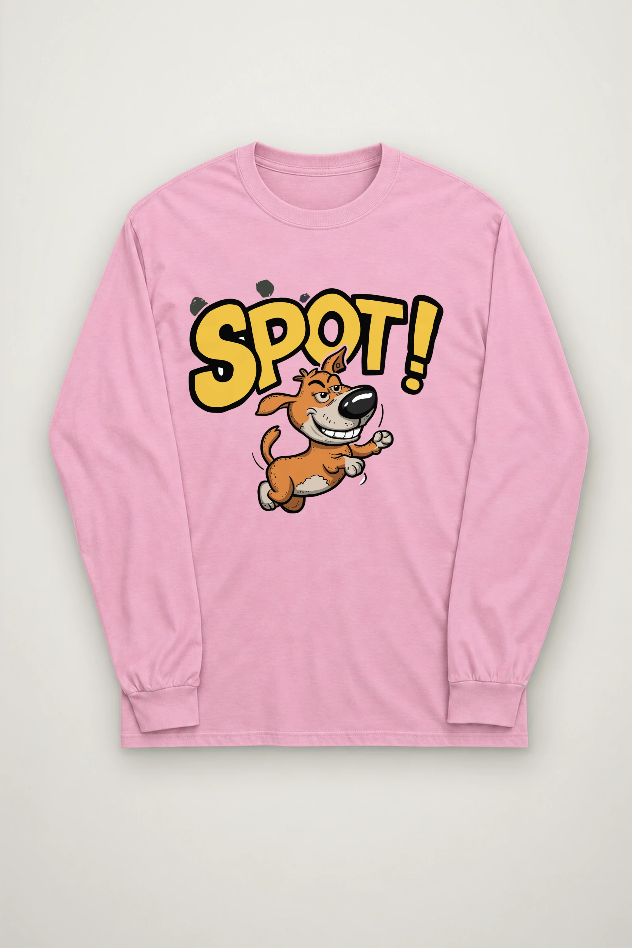 "Spot Dog Run" Unisex Longsleeve T-shirt
