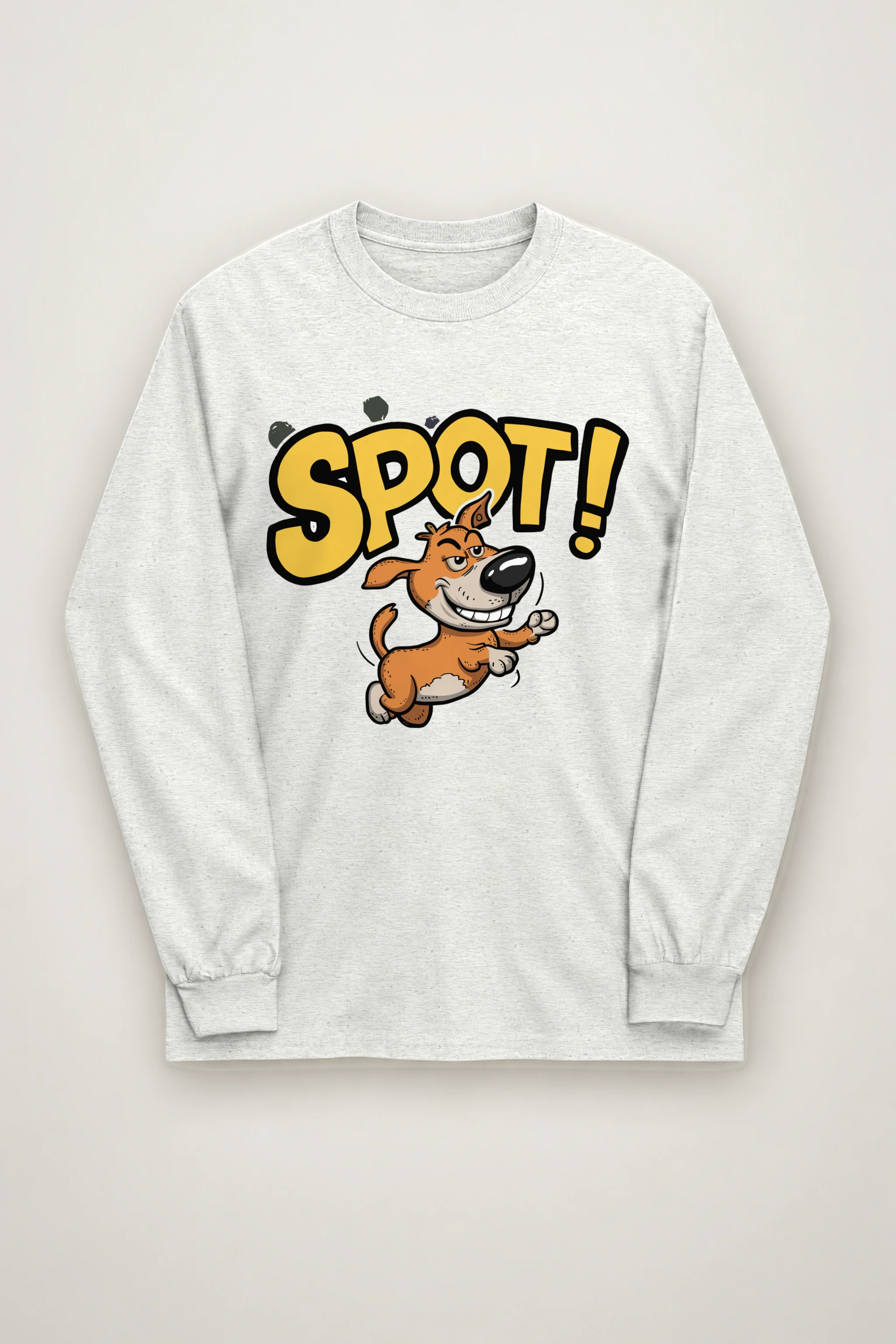 "Spot Dog Run" Unisex Longsleeve T-shirt