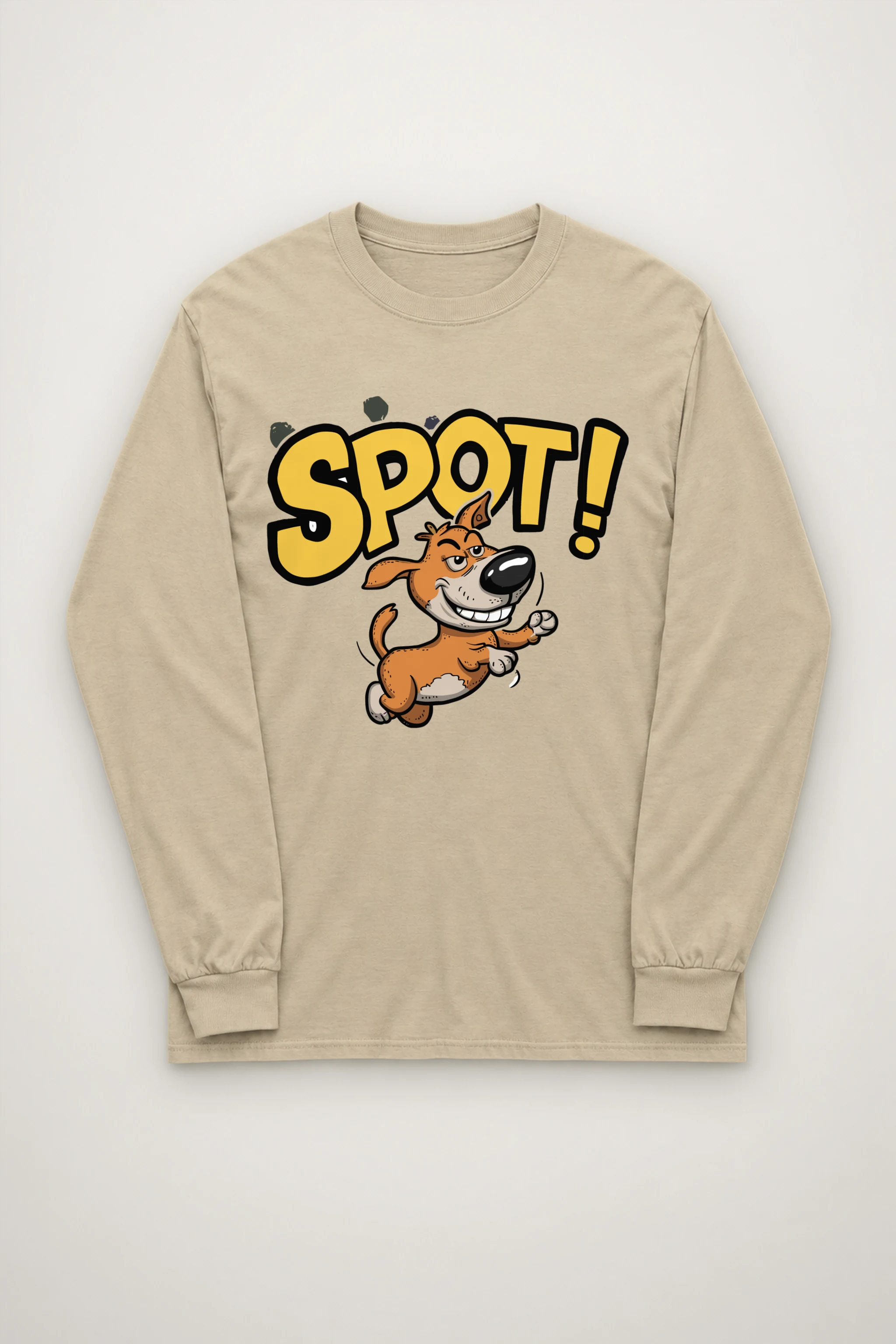 "Spot Dog Run" Unisex Longsleeve T-shirt