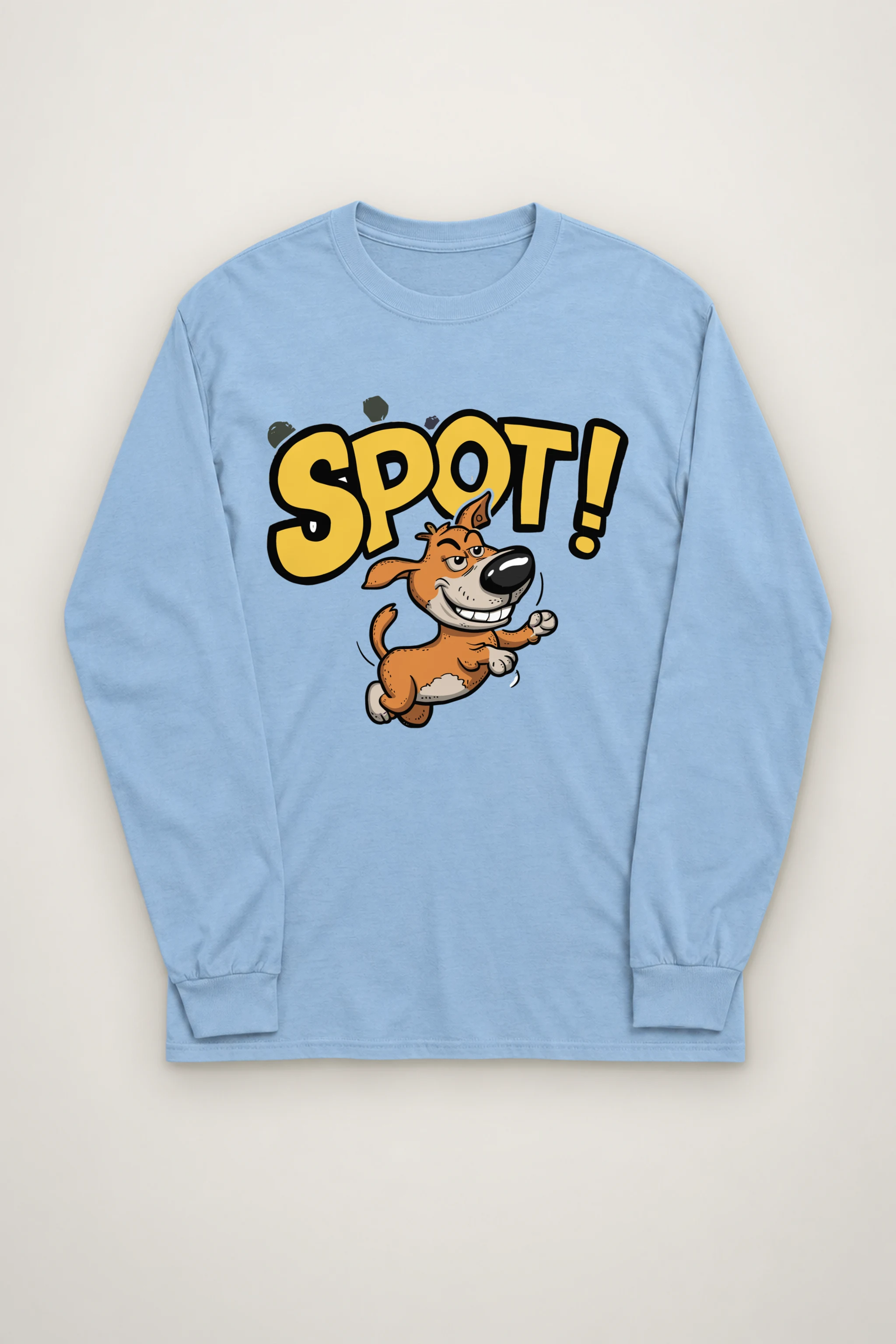 "Spot Dog Run" Unisex Longsleeve T-shirt