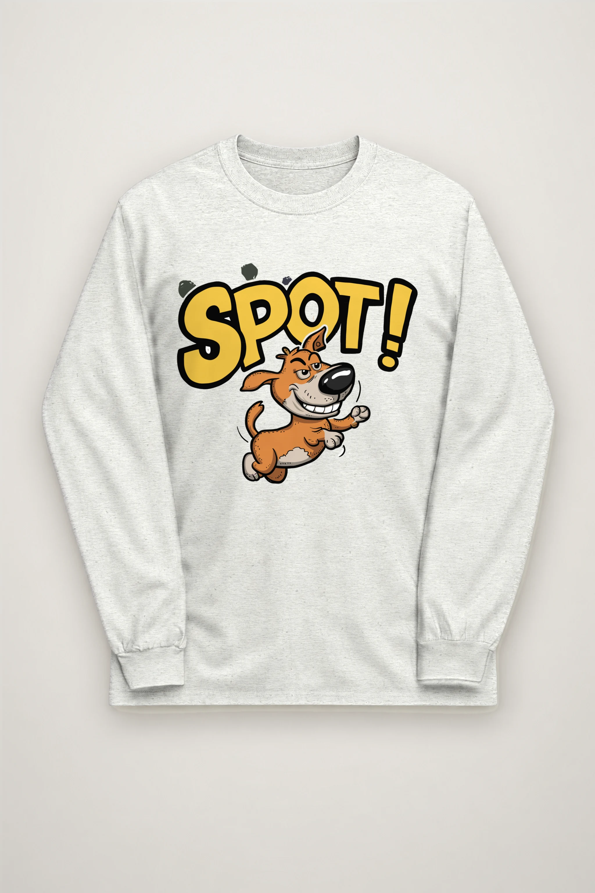 "Spot Dog Run" Unisex Longsleeve T-shirt