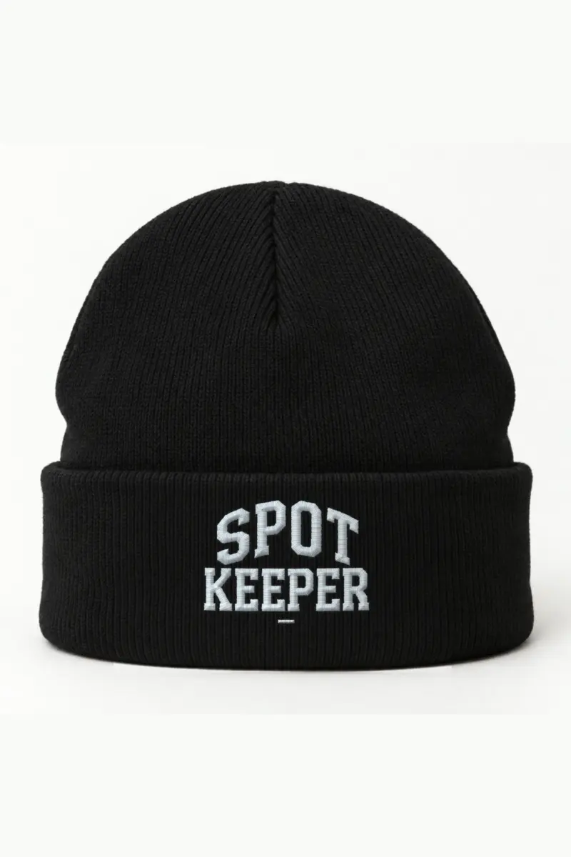 "Spot Keeper" Cuffed Beanie · Embroidered